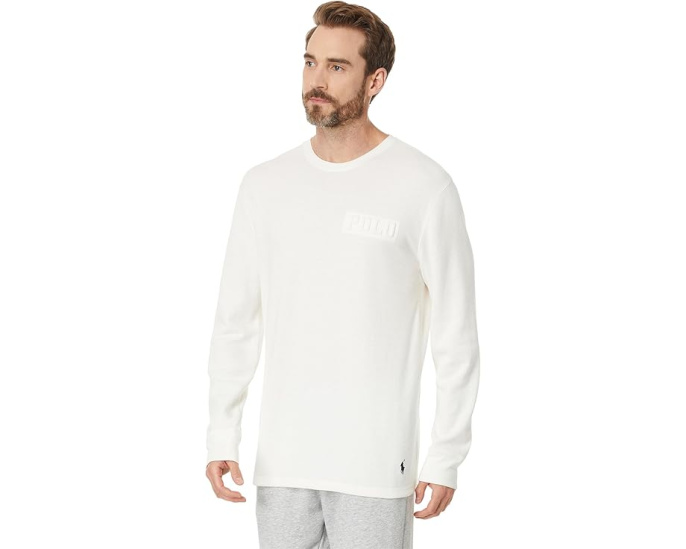 Термофутболка Polo Ralph Lauren Embossed с длинным рукавом
