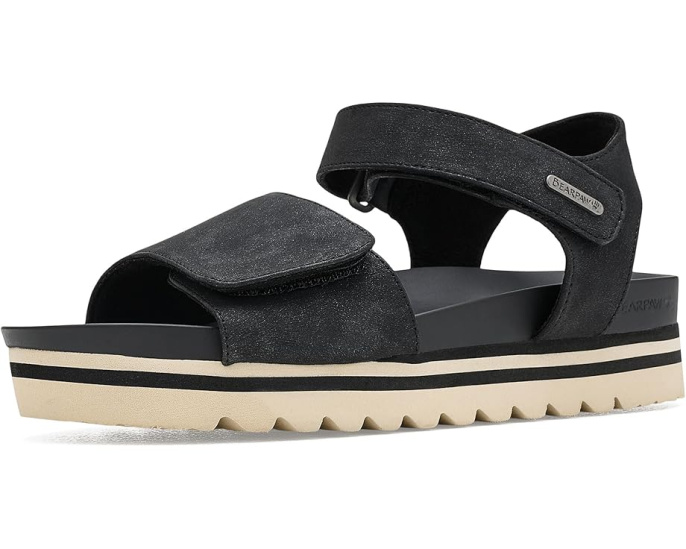 Бренд Bearpaw сандалии Bobbi на платформе с застежкой на липучке