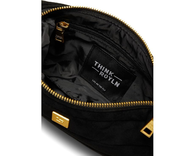 Сумка THINK ROYLN Mini Moon из плюшевой замши