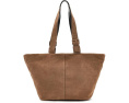 Сумка AllSaints Alba Suede Zip Tote из замши с молнией