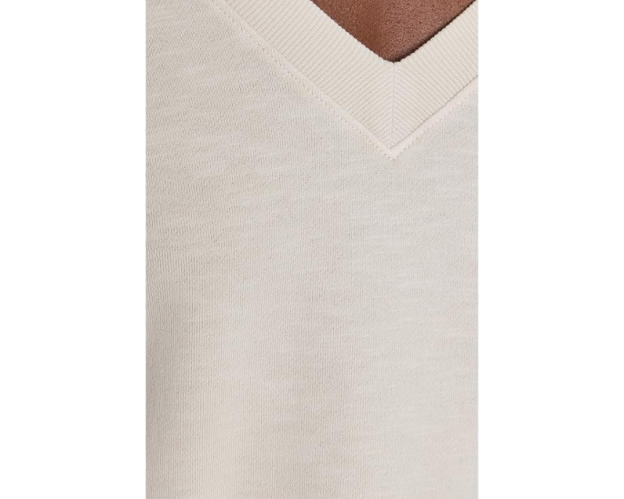 Свитшот Eileen Fisher Garment Dyed Terry V-Neck с v-образным вырезом