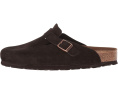 Биркенштоки Boston Soft Footbed из замши унисекс на пробковой стельке