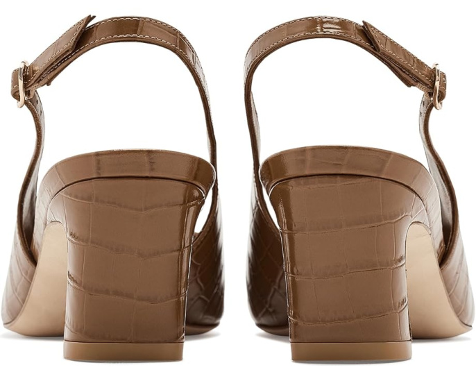 Босоножки Stassi Slingback 50 Stuart Weitzman с квадратным носком