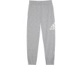 Adidas детские джоггеры Essential Heather Graphic из флиса
