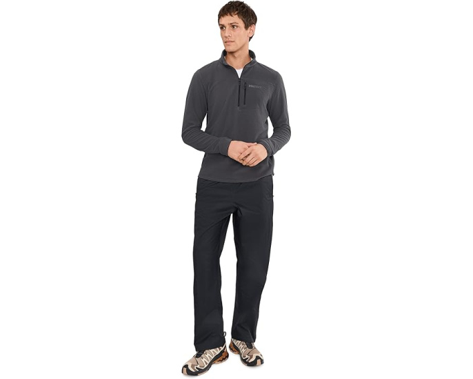 Толстовка Marmot AirFleece 1/2 Zip с эластичными манжетами и перепонками для большого пальца
