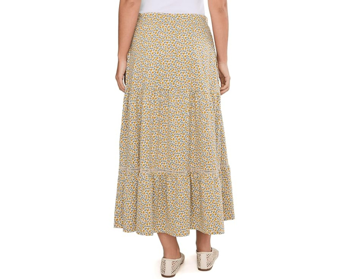 Юбка миди Toad&Co Marigold с ярусами из органического хлопка и TENCEL