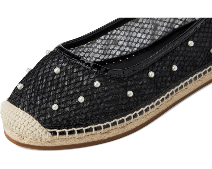 Балетки Kate Spade New York Pearl с жемчужным декором и сетчатым верхом