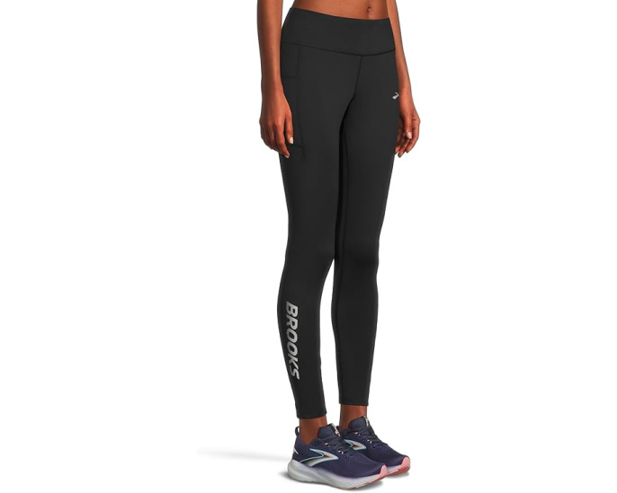 Термолеггинсы Brooks Momentum Thermal Tight 2.0 с полукомпрессионной посадкой и карманами