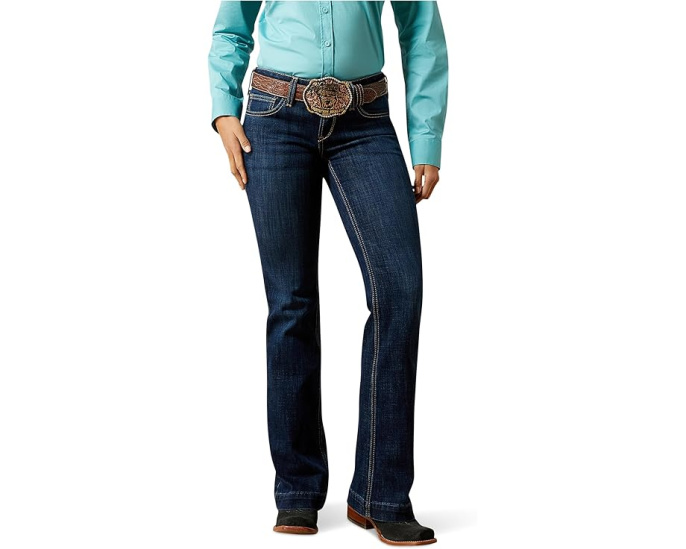 Брюки Ariat Mid Rise Cindy Trouser с широкими штанинами