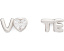 Серьги-гвоздики Have Your Say Studs с надписью от Kate Spade New York
