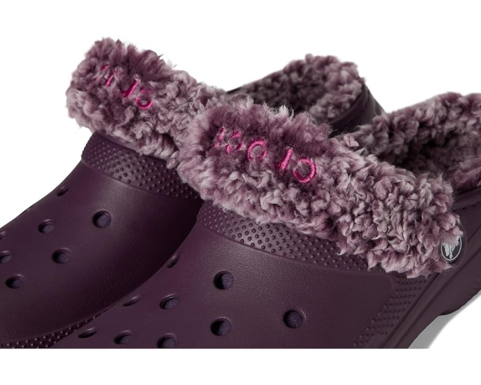 Crocs Classic Fleece Lined Clogs с отделкой из искусственного меха
