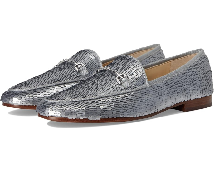 Лоферы Loraine Glamour с пайетками и отделкой галуном Sam Edelman