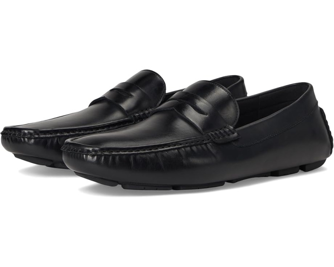 Мокасины Kenneth Cole Sergio с ремешком penny и декоративной строчкой
