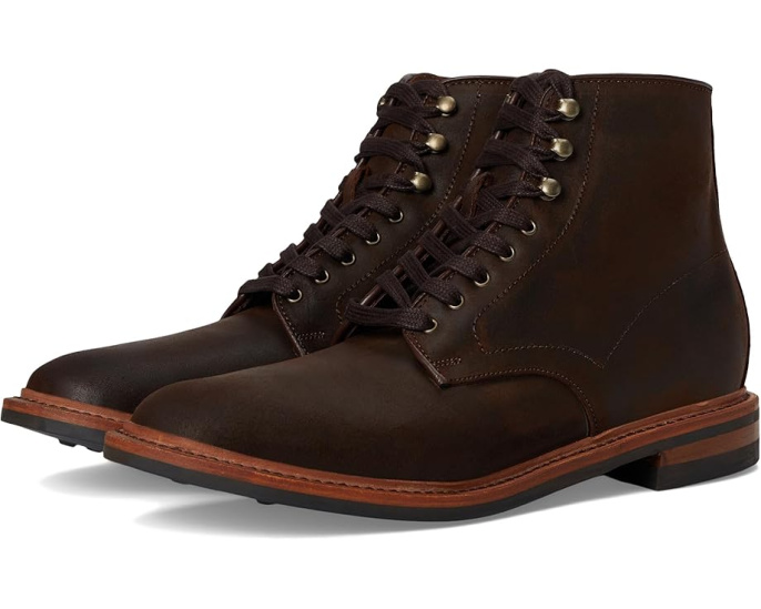 Ботинки Allen Edmonds Higgins Mill на шнурках из замши с влагозащитой