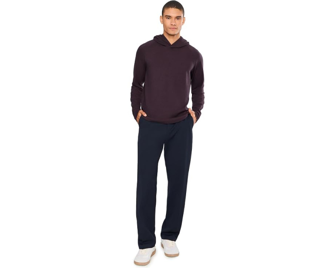 Broken Twill Pull-On Hoodie