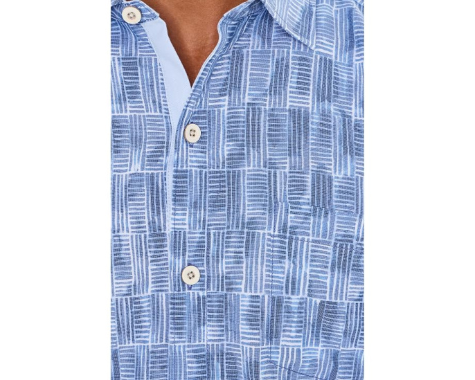 Tommy Bahama рубашка с геометрическим принтом из быстросохнущей ткани