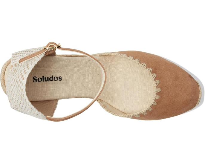 Эспадрильи Soludos Marseille Wedge на платформе с ремешком
