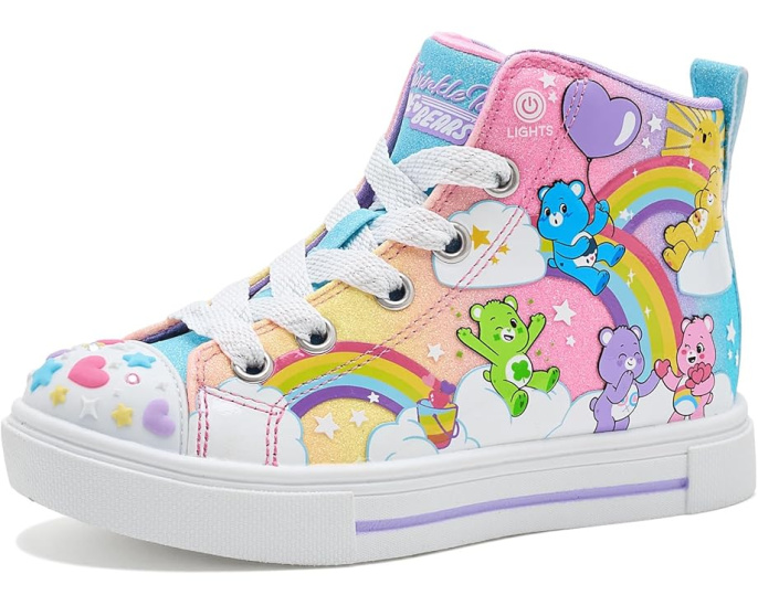 Кроссовки Skechers X Care Bears со светодиодами Twinkle Sparks