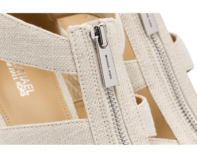Сандалии Etta Wedge на танкетке с платформой из джута MICHAEL Michael Kors
