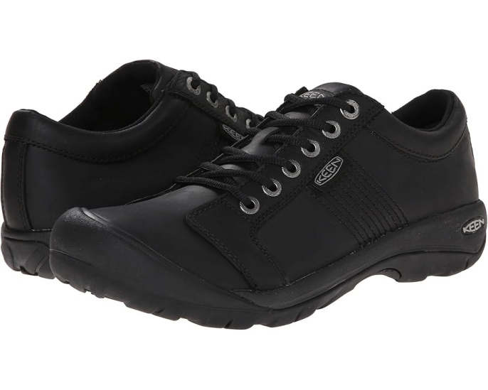 Кроссовки KEEN Austin с водонепроницаемой кожей и съемной стелькой