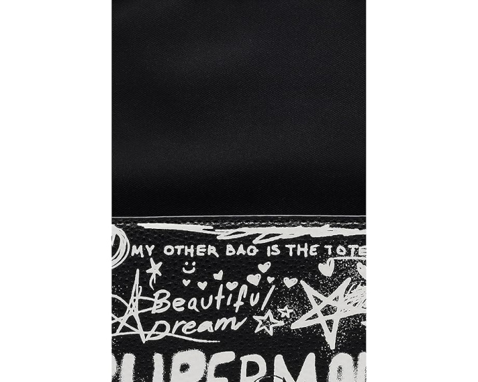 Мини-сумка Marc Jacobs The Punk Scribble с дерзким принтом