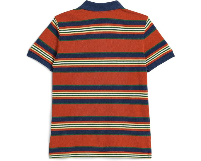 Striped Cotton Mesh Polo Shirt (Toddler/Little Kid)