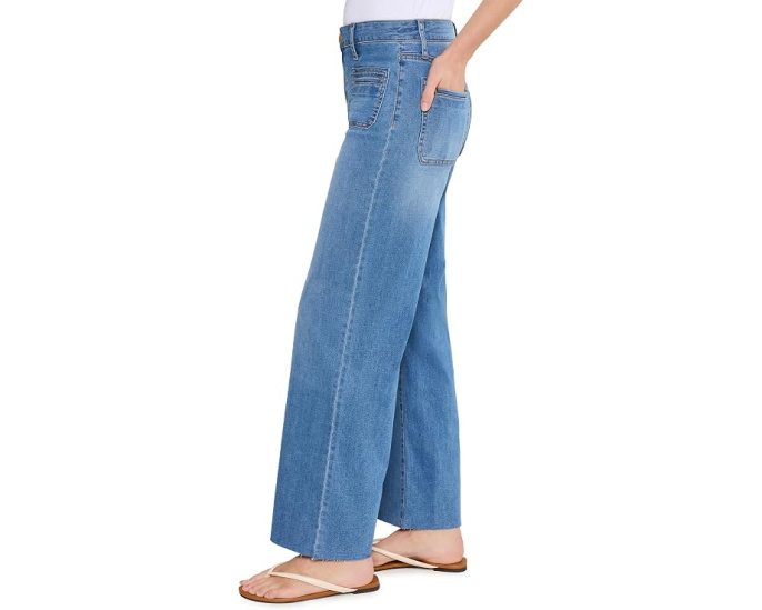 KUT from the Kloth Джинсы Meg Wide Leg с высокой талией цвета Sunny