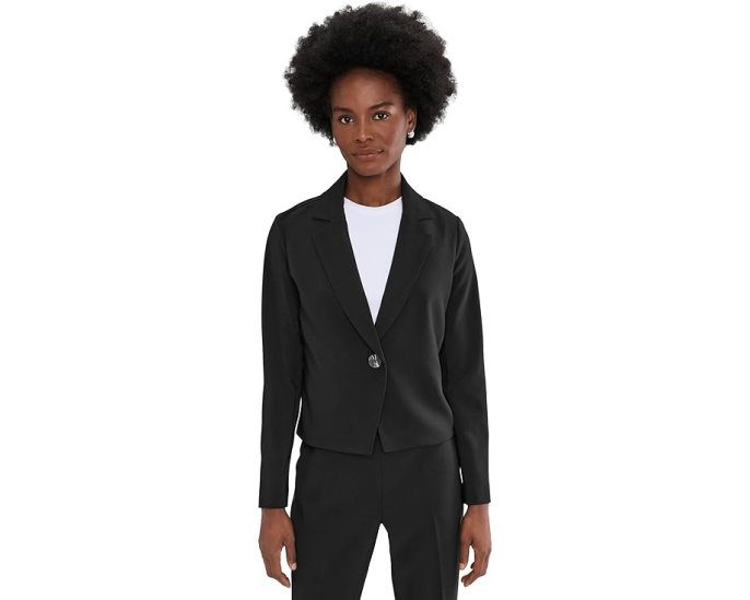 Блейзер NIC+ZOE Stretch Suiting Anywhere с растяжимой тканью и однобортным дизайном