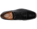 Туфли Clarks Tilden Cap с блестящей кожей и двойной резинкой