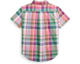 Рубашка из хлопкового поплина в клетку Polo Ralph Lauren Kids для малышей