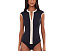 Seafolly Солнцезащитный топ Bandwave Cap Sleeve Sunvest