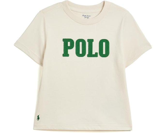Футболка Polo Ralph Lauren Logo Cotton Jersey Tee для малышей