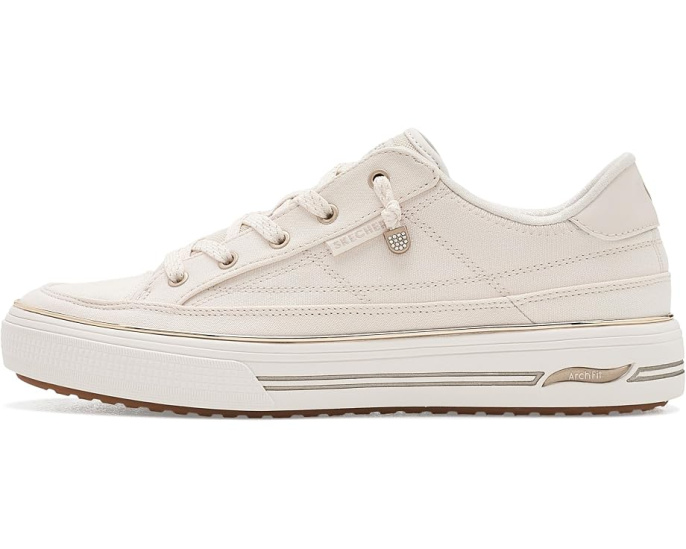 Кеды Skechers Arch Fit Arcade с блестящими акцентами