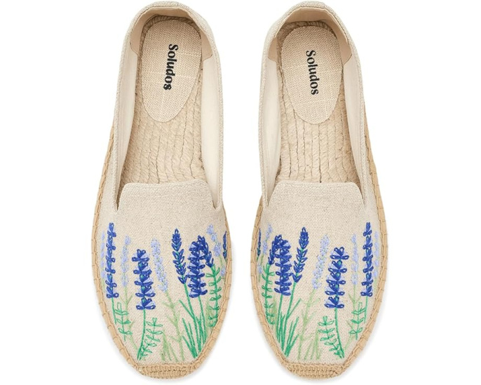Эспадрильи Soludos с вышивкой Bluebonnets