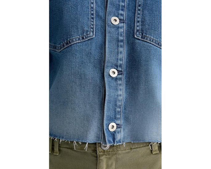 Куртка-рубашка AG Jeans Valleta Utility Shirt Jacket в Abyss