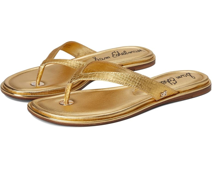 Сандалии Remi от Sam Edelman с ремешком-танга и амортизирующей подошвой