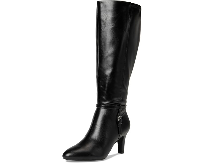 Ботинки LifeStride Galant Wide Calf на шпильке с ремешком и переработанными материалами
