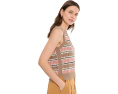 Varley топ Deeley Stripe Stitch Tank с горизонтальной полоской