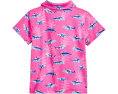Поло Chubbies Kids The Lil Great Pink Shark для малышей