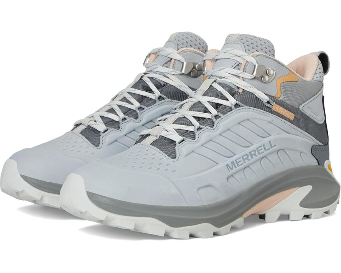 Ботинки для трейла Merrell Moab Speed 2 Leather Mid Waterproof с подошвой Vibram