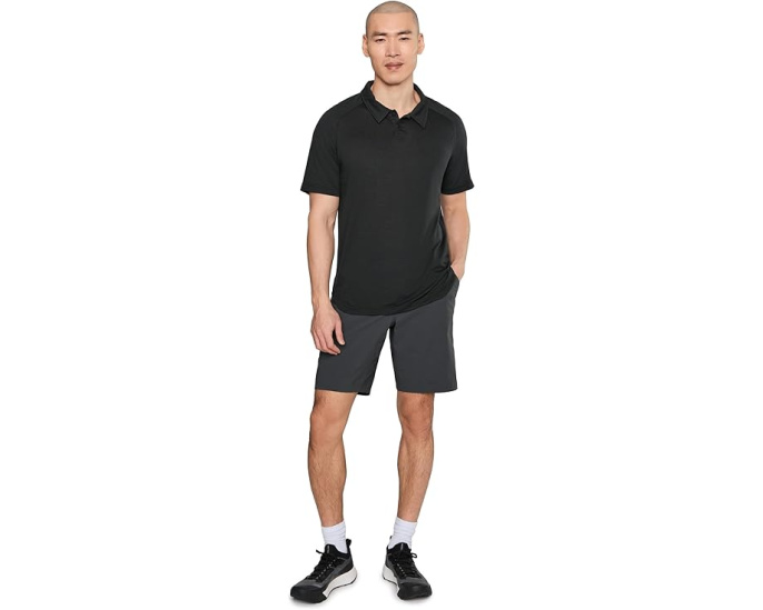 Поло Active Mesh Polo Smartwool черное для работы и отдыха