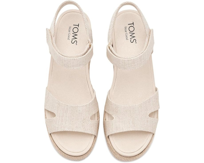 Сандалии TOMS Alana на клине с платформой и ремешками
