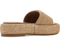 Сандалии COACH Sculpted C Raffia Flatform Slides на платформе