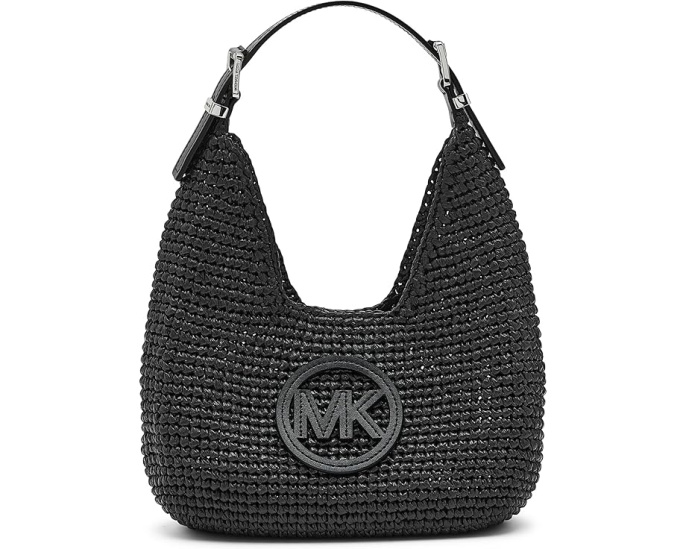 Сумка MICHAEL Michael Kors Nolita Small Hobo через плечо из соломки