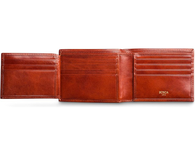 Bosca Old Leather Collection Continental ID Wallet портмоне с отделением для удостоверения