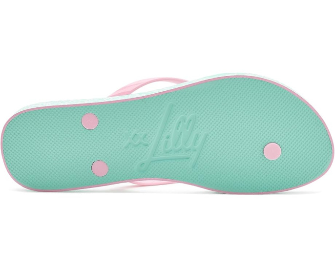 Шлепанцы Lilly Pulitzer Pool с принтом