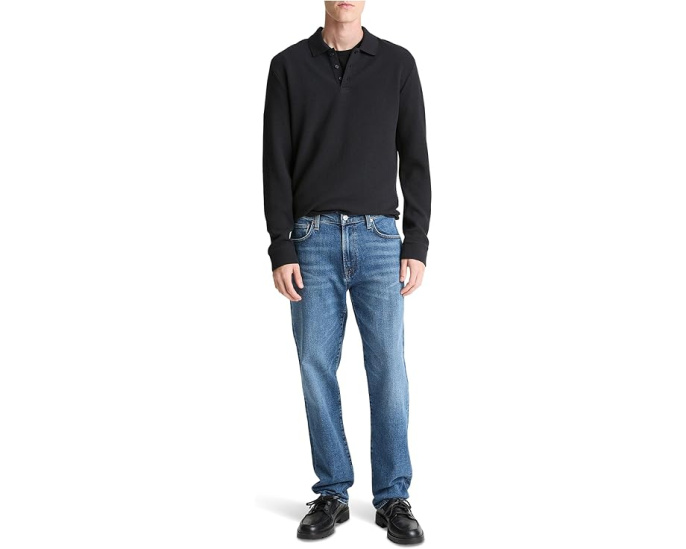 Водолазка Basket Weave Long Sleeve Polo от Vince