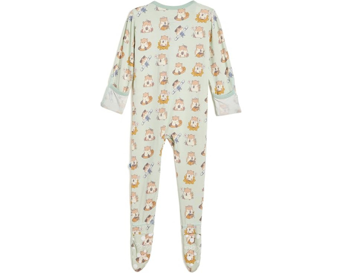 Комбинезон Print Footie с двухсторонней молнией для малышей от Kickee Pants