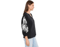Блуза Embroidered Blouse от NYDJ с вышивкой хлопковая
