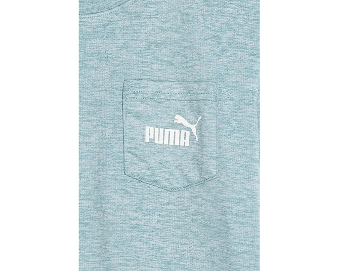 Детский комплект Puma из сетчатой футболки и флисовых шорт